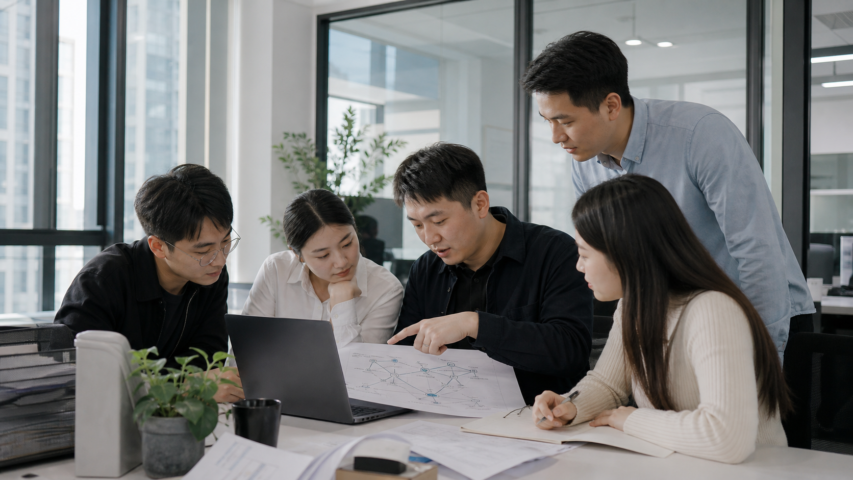 UCCWAN 团队讨论企业网络方案